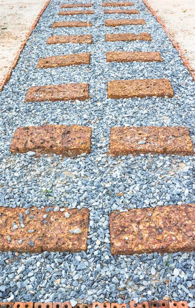 Stone Walkway Pebble — Stock Photo, Image