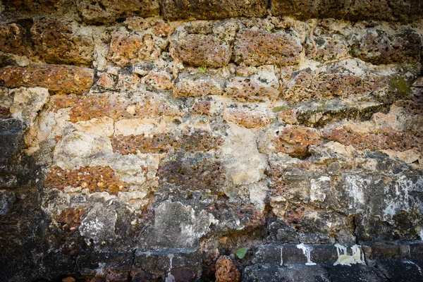 Kahverengi Tuğlalar Duvarı Deseni — Stok fotoğraf