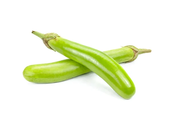 Green Eggplant Background — Stock Photo, Image