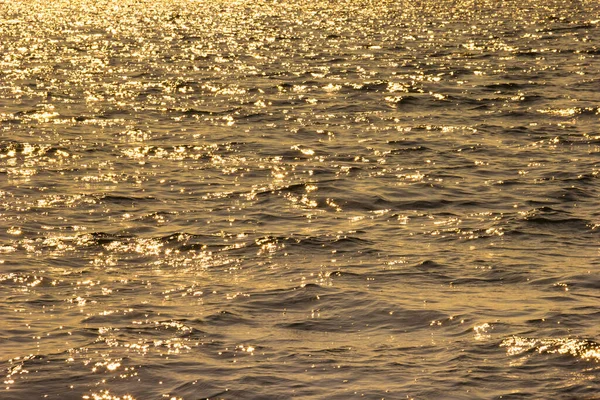 Ondas Água Dourada Fundo — Fotografia de Stock