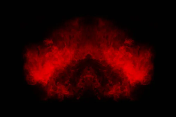 Texturierter Rauch Abstraktes Rot — Stockfoto