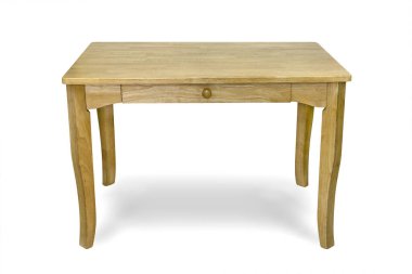 Tahta tablo beyaz arkaplanda izole edildi, kırpma yolu