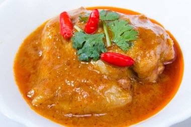 Yakın plan tavuk masajcısı körisi