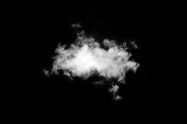 Textured Smoke Abstract Black Isolated Black Background — стоковое фото