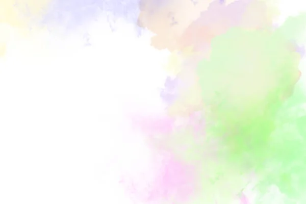 Nuvem Texturizada Abstrato Colorido Isolado Sobre Fundo Branco — Fotografia de Stock
