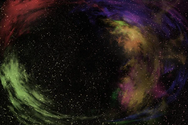 Nebulosa Fundo Abstrato Galáxia — Fotografia de Stock