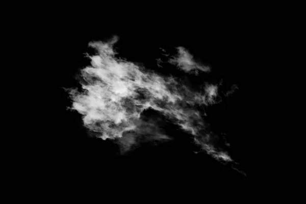 Υφή Σύννεφο Αφηρημένη Μαύρο Απομονώνονται Μαύρο Φόντο — Φωτογραφία Αρχείου