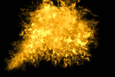 Altın soyut desenli bulut