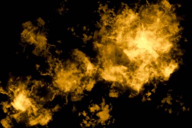 Altın soyut desenli bulut