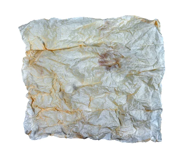 Crumpled Brown Paper Textured — Stock Photo, Image