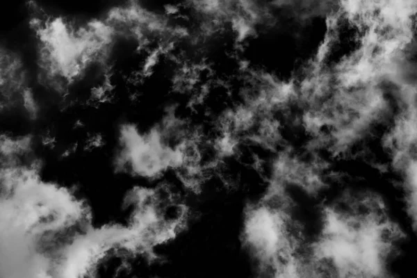 Nuvem Texturizada Preto Abstrato Isolado Sobre Fundo Preto — Fotografia de Stock