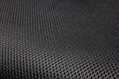 Sert siyah kumaş dokusu, örülmüş pamuk kumaşı. 