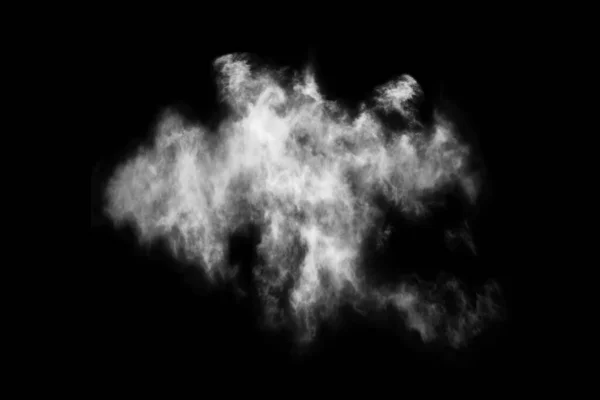 Nuvem Texturizada Preto Abstrato Isolado Sobre Fundo Preto — Fotografia de Stock