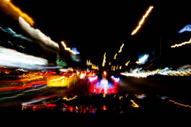 Gece lambası hattı, soyut arkaplan