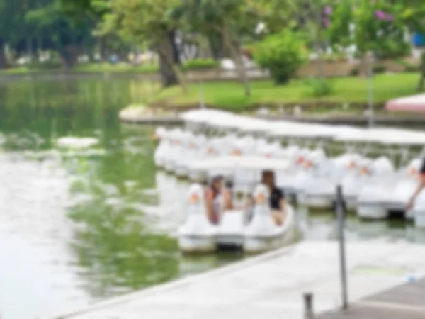 Water Bike Public Park Blur Background Illustration Abstract Blurred — Stock Photo, Image