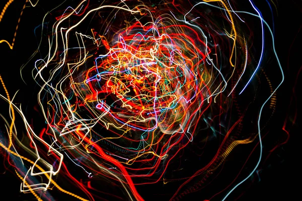 Gece lambası hattı, soyut arkaplan