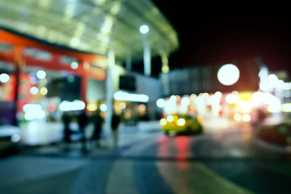 Abstract Circular Blur Bokeh Car Urban — Stock Photo, Image