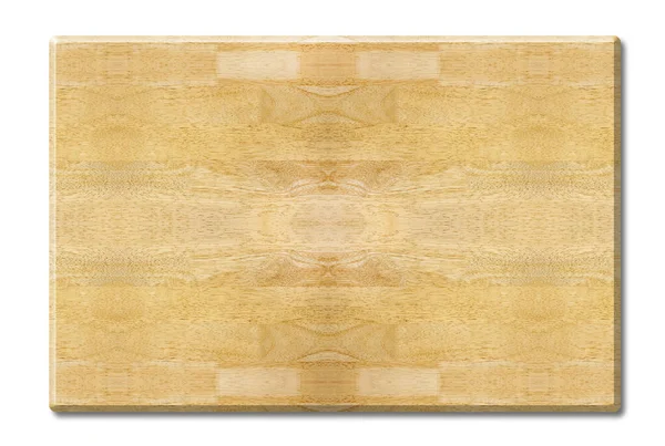 Mesa Madera Superior Aislada Sobre Fondo Blanco — Foto de Stock