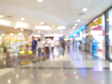 Alışveriş merkezi bulanık arkaplan