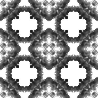 Kusursuz kumaş dokusu, soyut desen siyah beyaz, tekstil arkaplan