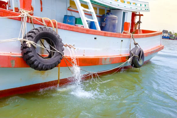 Ban Bemper Pelindung Sisi Perahu — Stok Foto