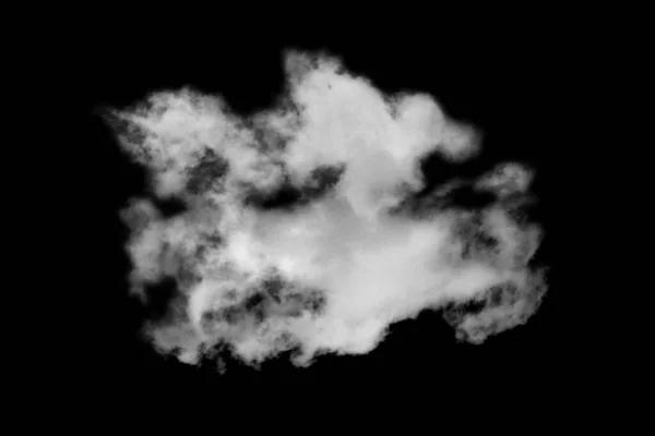 Nube Aislada Sobre Fondo Negro Humo Texturizado Negro Abstracto —  Fotos de Stock