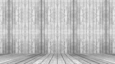 Gri Duvar ve Zemin Ahşap Arkaplan