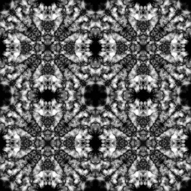 Kusursuz kumaş dokusu, soyut desen siyah beyaz, tekstil arkaplan