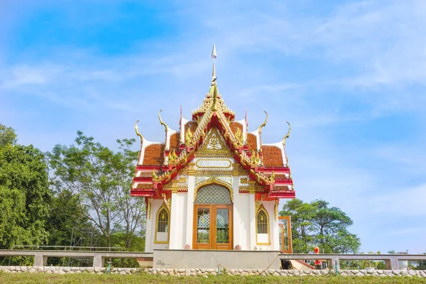 Gazebos Templo Tailandés Estilos Cielo Azul — Foto de Stock