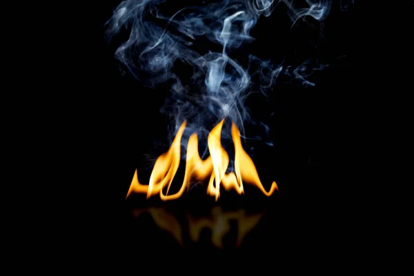 Fire Flames Smoke — Stock Photo, Image