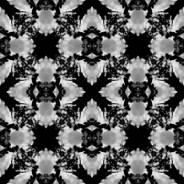 Textura Tela Sin Costura Patrón Abstracto Blanco Negro Fondos Textiles — Foto de Stock