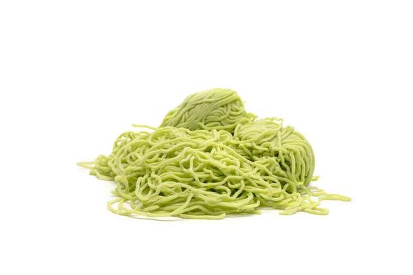 Jade Noodle Isolado Fundo Branco — Fotografia de Stock