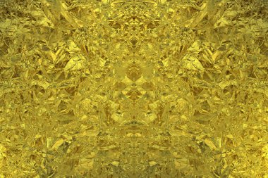 Altın alüminyum folyo desenli arkaplan