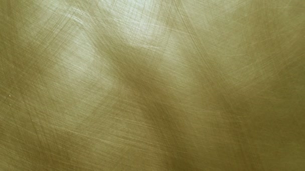 Błyszczący Złoty Metal Ściana Tekstury Tła — Wideo stockowe