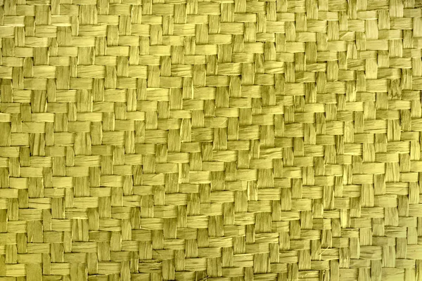 Błyszczące Złote Maty Wiklinowe Tekstury Tła Złoty Wzór — Zdjęcie stockowe