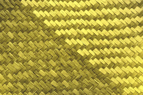 Блискучі Золоті Плетені Килимки Текстури Фону Золотий Візерунок — стокове фото
