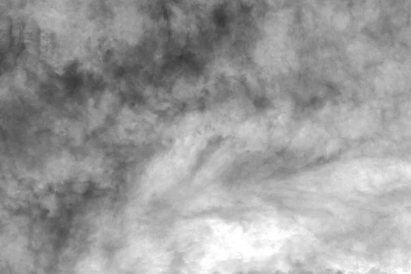 Nuage Noir Texturé Ciel Isolé Sur Fond Blanc — Photo