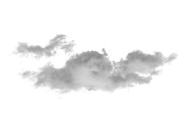 Beyaz arkaplanda beyaz bulut, Duman desenli, fırça efektli