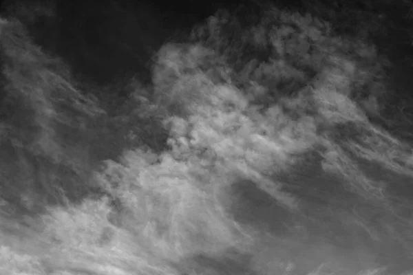 Cielo Con Fondo Texturizado Nube Blanco Negro — Foto de Stock