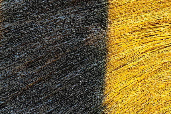 Texture Paglia Color Oro Nero Sfondo Astratto — Foto Stock