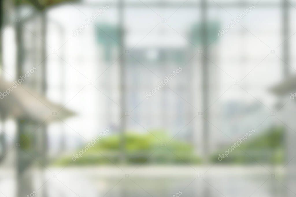 engineering construction concept blurred background,glass curtain wall