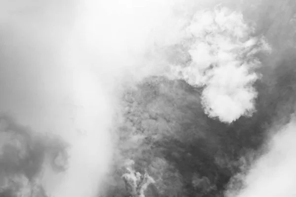 Sky Black White Cloud Textured Backgroun — Stock Photo, Image