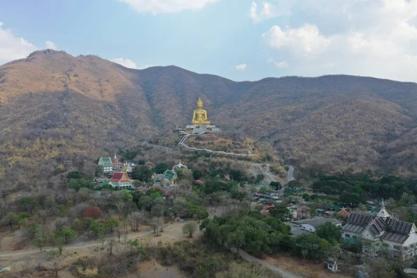 Camino Panorámico Wat Khao Wong Phrachan Lopburi Tailandia — Foto de Stock