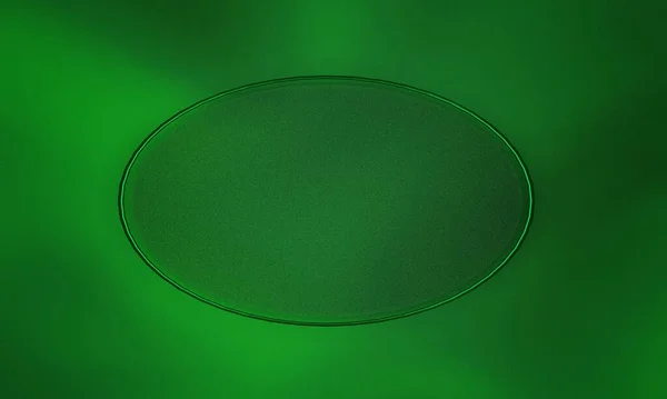 Parlak metalik bir çerçeve veya metin için boş kopya alanı etrafındaki kenarın 3 boyutlu görüntülenmesi ile yeşil, eğimli bir arkaplan. Pankartlar, arka planlar, promosyonlar, reklamlar ve posterler için harika.