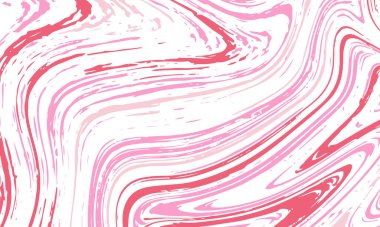 Pembe ve beyaz arka plan gölgeleri, sıvılaştırma kullanarak dönen mermer efekt deseni. Vektörde metin ve resimler için yer olan kopyalama alanı var. Arkaplan, pankart ve tekstil için harika.