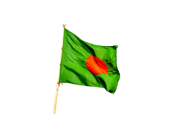 Bandera Nacional Bangladesh Ondeando Viento —  Fotos de Stock