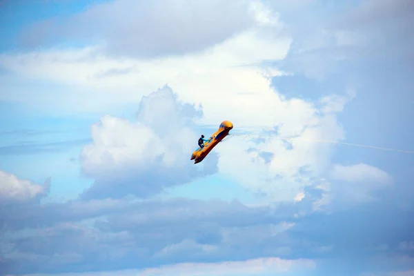 Parasailing Endonezya Bali Sporları — Stok fotoğraf