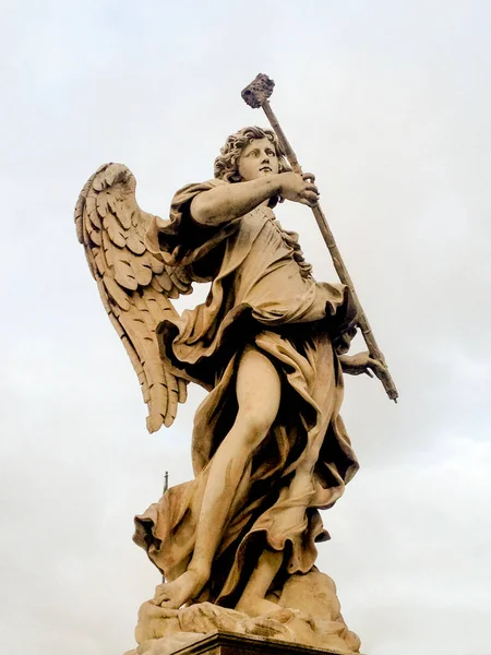 Stone Statue Angel Rome — Stock Photo, Image