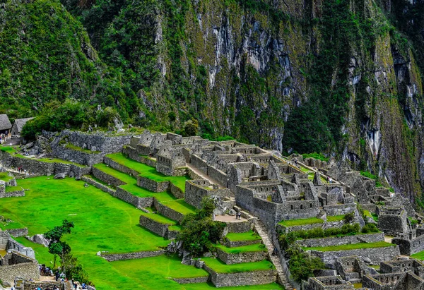 Los Edificios Machu Picchu Machu Picchu Tiene Alrededor 200 Edificios — Foto de Stock