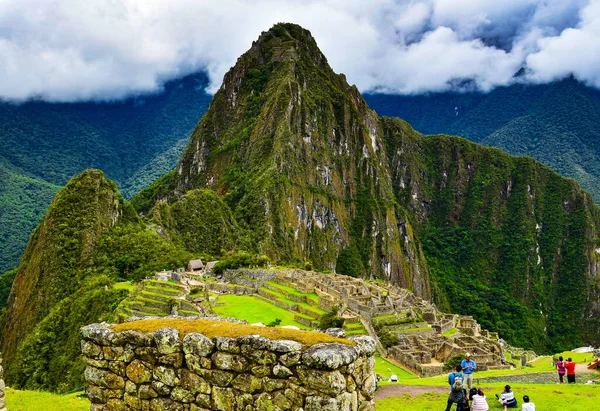 Huayna Picchu Гора Перу Якій Гине Річка Урубамба Округ Вона — стокове фото